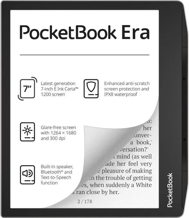 Main image of PocketBook Era, Stardust Silver, 16GB, E-Book Reader