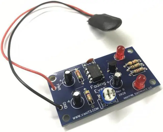 Main image of LED Fading Eyes Kit - Blue - by NightFire Electronics