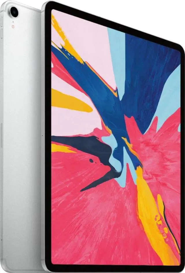 Main image of Apple - 12.9-Inch iPad Pro (Latest Model) with Wi-Fi + Cellular - 64GB - Silver (3RD GENERATION)