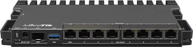 Main image of MikroTik RB5009UPr+S+IN 1.4GHz 1GB 7xGb 1x2.5Gb 1xSFP+ New Sealed