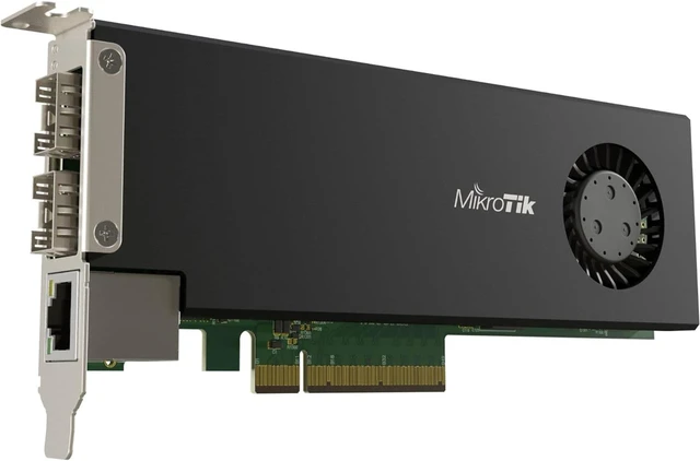 Main image of MikroTik CCR2004-1G-2XS-PCIe Cloud Core Router 2004 PCIe Adapter New