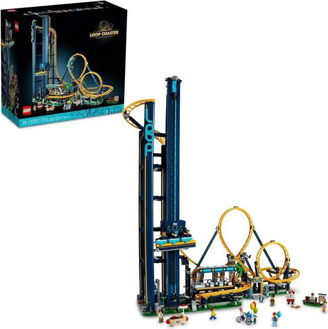 Main image of LEGO Icons Loop Coaster Set 10303 Model Building Kit for Adults New