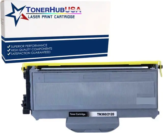 Main image of TONERHUBUSA Compatible Toner Cartridge Replacement for Brother TN360 (1-Pack)