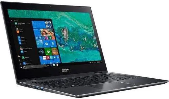 Alt view image 6 of 7 - Acer Spin 5 SP513-53N-70KD 13.3" Touchscreen 2 in 1 Notebook - 1920 x 1080 - Core i7 i7-8565U - 16 GB RAM - 512 GB SSD - Steel Gray