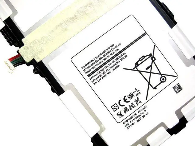 Alt view image 2 of 3 - Laptop Battery EB-BT800FBE (3.8V 30.02WH 7900MAH) for Samsung Galaxy TAB S 10.5 inch EB-BT800FBE SM-T800 T801 T805 AA1F625ES/7-B