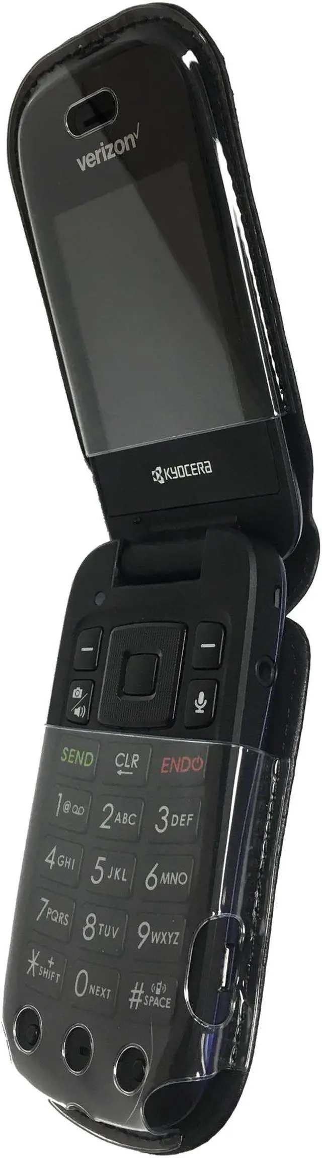 Alt view image 7 of 7 - Kyocera Cadence Case, Heavy-Duty leather Case Swivel Belt Clip for Kyocera Cadence phone S2720 by Wireless ProTECH