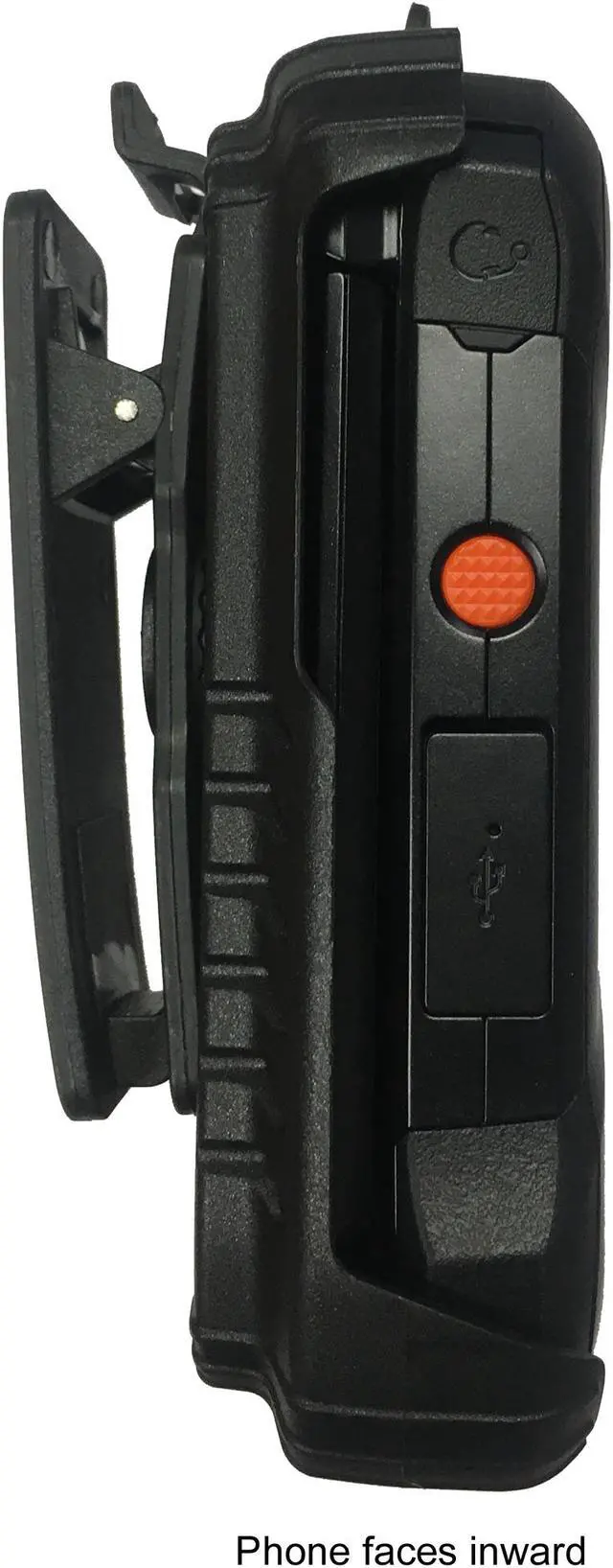 Alt view image 4 of 7 - DuraXV Extreme Holster Case, E4810 TRU Flex Holster with Swivel Belt Clip, Case for Kyocera DuraXV Extreme E4810 by Wireless ProTech