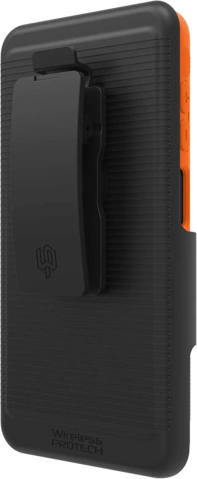 Alt view image 3 of 7 - Wireless ProTech Flex Skin Case and Belt Clip Holster Combo for Samsung Galaxy XCover Pro SM-G715