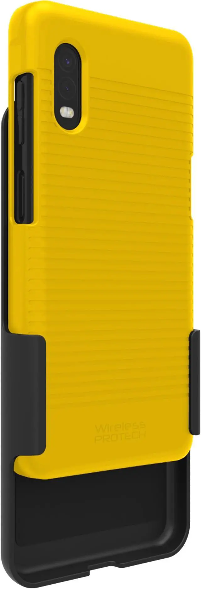 Alt view image 4 of 6 - Wireless ProTech Slim Protective Hard Shell Case and Holster Combo for Samsung Galaxy XCover Pro SM-G715