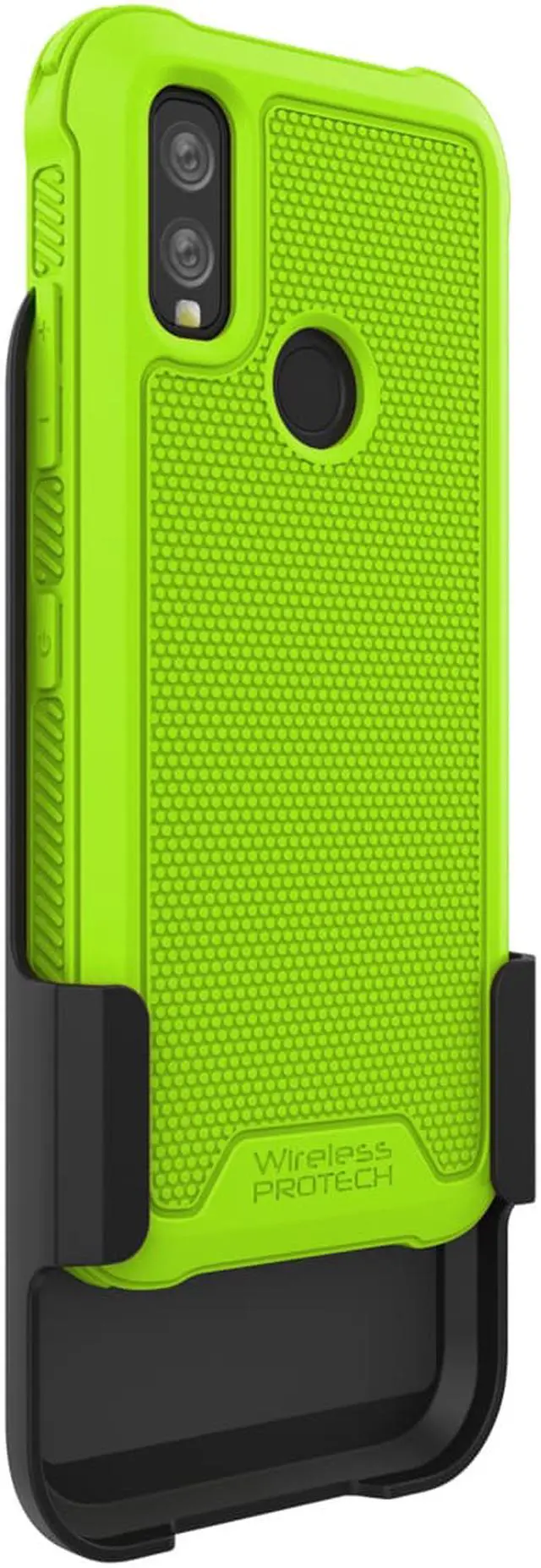 Alt view image 3 of 7 - Kyocera DuraSport 5G C6930 Case and Holster Combo. Heavy Duty Rotating Belt Clip Holster and Rugged Flexible TPU Case Combo