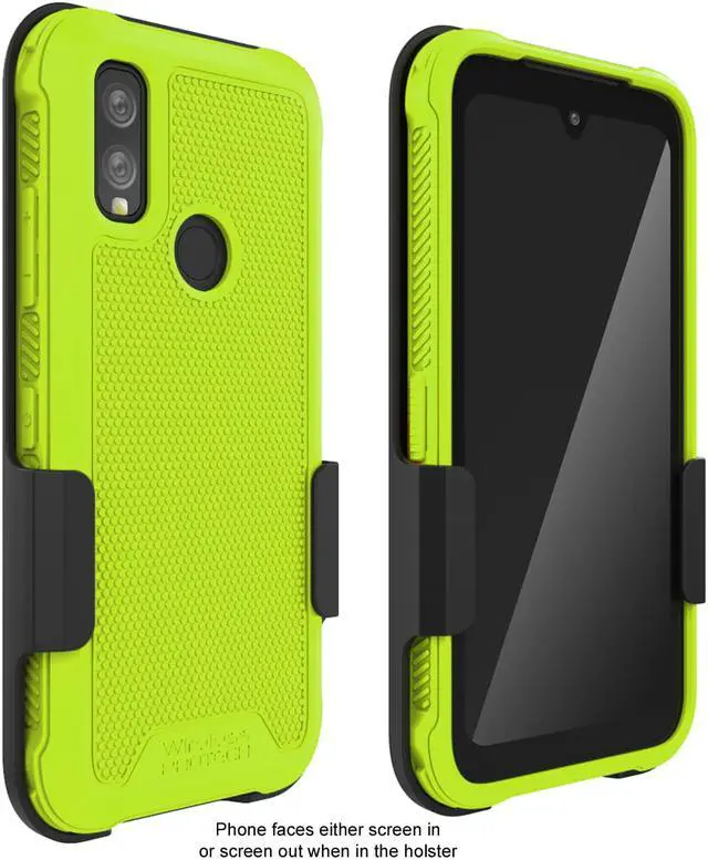 Alt view image 2 of 7 - Kyocera DuraSport 5G C6930 Case and Holster Combo. Heavy Duty Rotating Belt Clip Holster and Rugged Flexible TPU Case Combo
