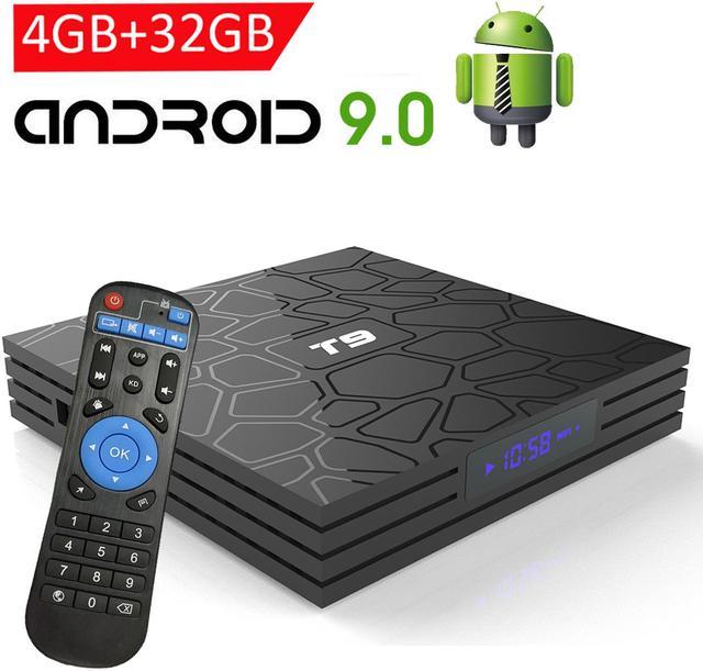 Android Smart TV Box T9 4GB + 64GB Quad Core 4K Ultra HD 9.0 V –