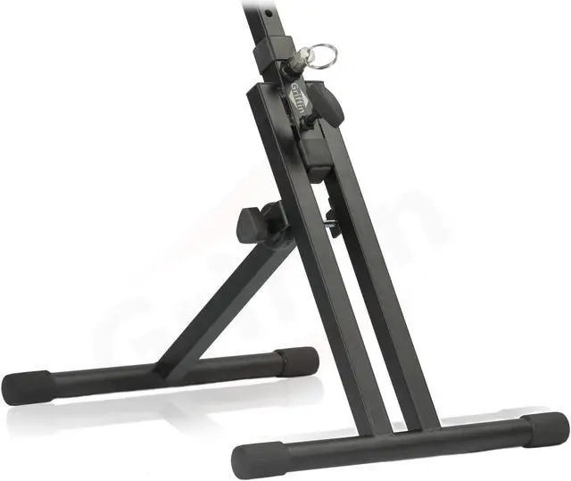 Alt view image 6 of 7 - Guitar Combo Amplifier Stand by GRIFFIN | PA Speaker Karaoke Monitor Holder | Low Profile Pro-Audio Amp Tilt Back Mount Stand | Adjustable Speaker Cabinet Stage Equipment Platform Riser & Studio Chair