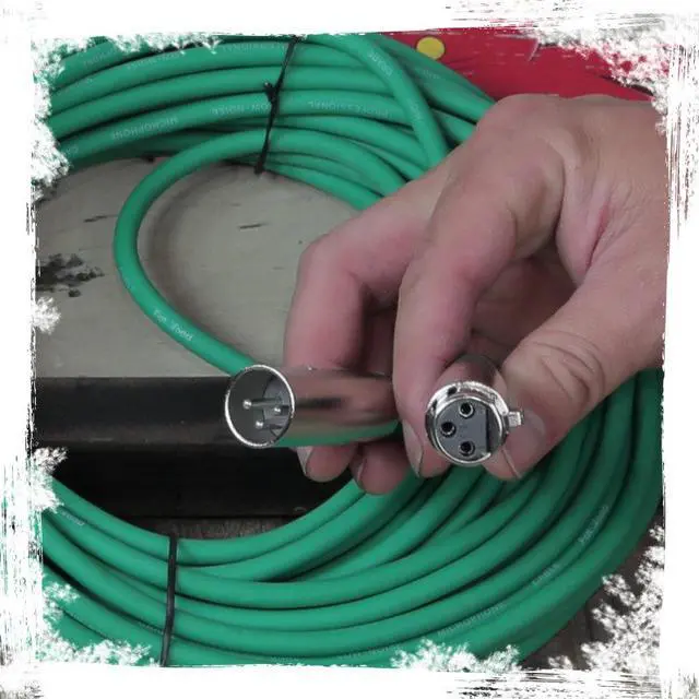 Alt view image 6 of 7 - XLR Microphone Cables (4 Pack) by FAT TOAD | 50ft Professional Pro Audio Green Mic Cord Extension Patch with Lo-Z Connector | 20 AWG Shielded Wire & Balanced for Music Recording Studio Mixer Gear