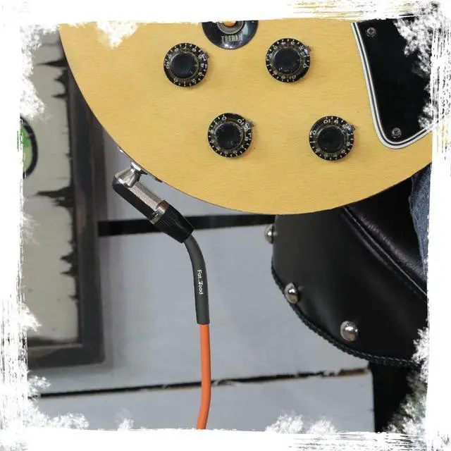 Alt view image 7 of 7 - Guitar Cables (6 Pack) Right Angled Instrument Cord by FAT TOAD | 20FT 1/4 Quarter Inch Straight-End 20 GA Wires for Electric Guitar Pedal, Bass, Keyboards, Speaker Amplifier & Audio Studio Recording