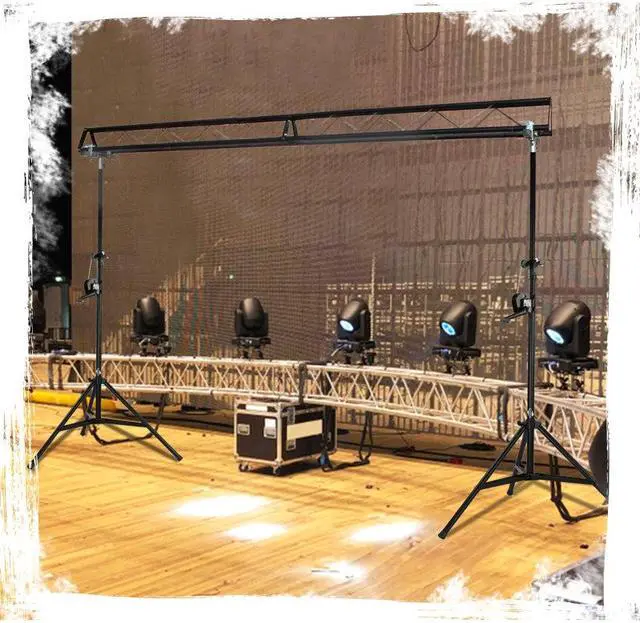 Alt view image 6 of 7 - T Adapters for Lighting Truss Stands (2) by Griffin | Triangle or Square Trussing Bracket Mounts for Light Cans & DJ Effects | Pro-Audio Stage Hardware Holders | PA Equipment Gear Holder Live Music