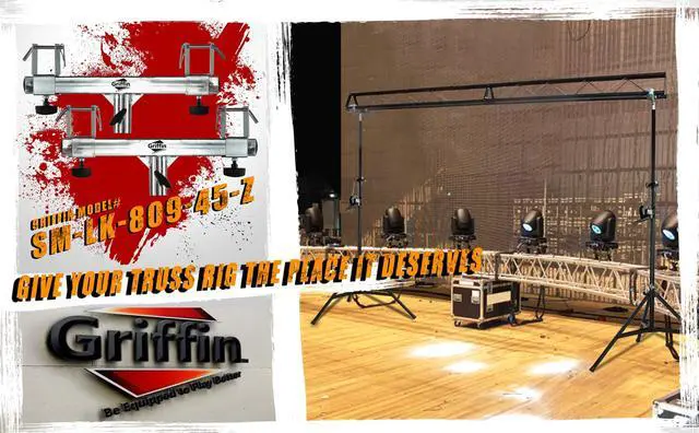 Alt view image 4 of 7 - T Adapters for Lighting Truss Stands (2) by Griffin | Triangle or Square Trussing Bracket Mounts for Light Cans & DJ Effects | Pro-Audio Stage Hardware Holders | PA Equipment Gear Holder Live Music