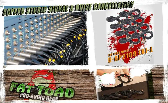 Alt view image 5 of 7 - Microphone Cables by FAT TOAD | (8 Pack) 20ft Professional Pro Audio XLR Mic Cord Patch with Female & Male Connector | 20GA Shielded Wire & Balanced for Recording Studio Mixer | Speaker DJ Stage Gear