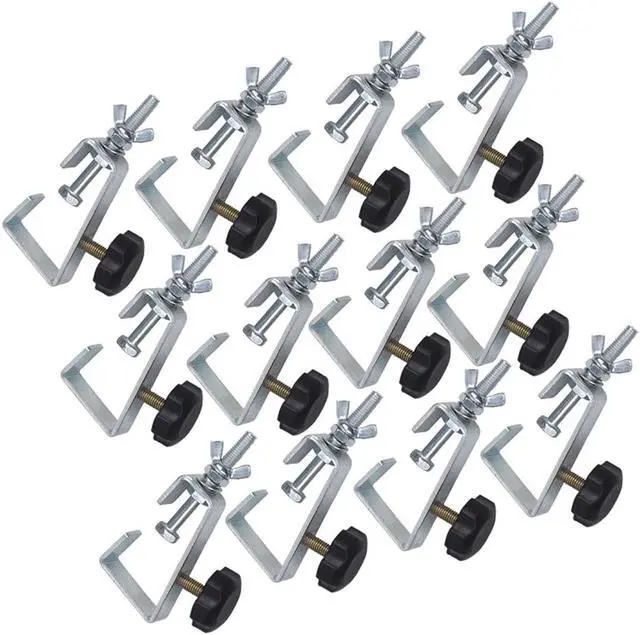 Alt view image 5 of 7 - DJ Triangle Truss Extension Lighting System by GRIFFIN | Mounts on your Speaker Stands | Trussing Stage Kit for Smoke Machines & Dance Laser Lights | C Clamps Mounting Brackets & Platform Hardware Set