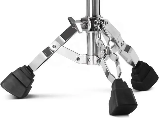 Alt view image 3 of 7 - GRIFFIN Premium Snare Drum Stand | Heavy-Duty Weight Mount for Snares, Tom Drums & Practice Pad | Double Braced Percussion Hardware Kit | Adjustable Height & Tilting Gear Clamp Style Basket Holder