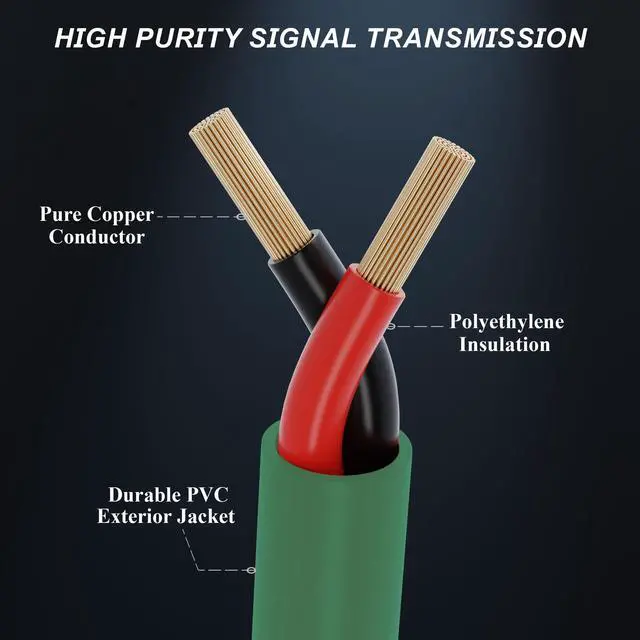 Alt view image 5 of 6 - 6 PACK - 50FT Speakon to Speakon Speaker Cables by FAT TOAD | Professional DJ Pro Audio Green PA Cords with Twist Lock Connector | 12 AWG Wires for Impeccable Studio Recording & Performance Stage Gear