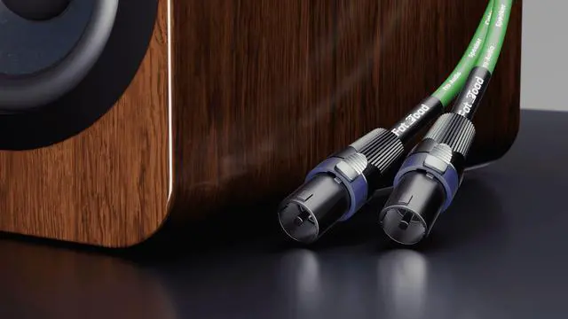 Alt view image 6 of 6 - 6 PACK - 50FT Speakon to Speakon Speaker Cables by FAT TOAD | Professional DJ Pro Audio Green PA Cords with Twist Lock Connector | 12 AWG Wires for Impeccable Studio Recording & Performance Stage Gear