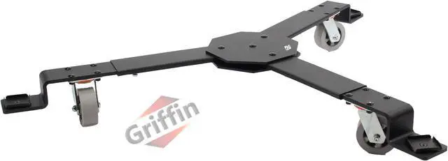 Main image of Piano Truck Dolly by GRIFFIN | Spider Mobileer Cart for Concert Baby Grand Pianos | 3 Large Wheel Moving Dollie Stage Stand with Adjustable Legs | Adjustable Universal Sturdy Placement Mount Holder