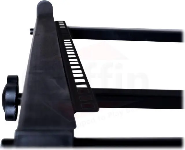 Alt view image 7 of 7 - Rack Mount Rolling Stand & Adjustable Mixer Platform Rails by GRIFFIN | 19U Cart Holder for Music Studio Booth Pro Audio Recording Cabinet | Stage Equipment DJ Gear Storage Case for Amplifier, Effects