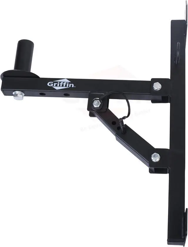 Alt view image 2 of 7 - 6-PACK PA Speaker Wall Mount Bracket Stands By GRIFFIN | All Steel Pro-Audio Speaker 35mm Pole Holder | Securing Locking Pin & 3 Horizontal Level Tilt Adjustments | DJ On Stage Studio Monitor Holders