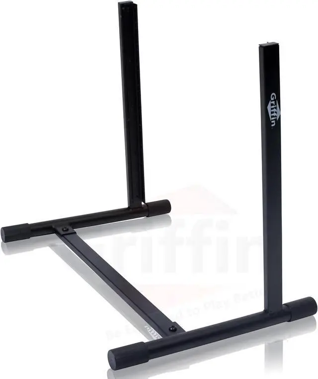 Alt view image 4 of 5 - Rack Mount Stand with 10 Spaces by GRIFFIN | Music Studio Recording Equipment Sound Mixer Standing Case & 20 Screws | RackMount Pro Audio Network Amp Server Gear Rails For DJ Booth Cart, Stage & Bands