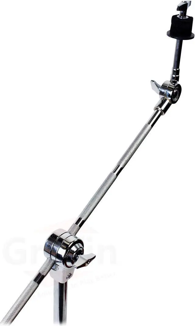 Alt view image 5 of 7 - Cymbal Boom Stand & Straight Cymbal Stand Combo (Pack of 2) by GRIFFIN | Percussion Drum Hardware Set for Mounting & Holding Crash, Ride, Splash Cymbals | Arm Counterweight Adapter Kit & Double Braced