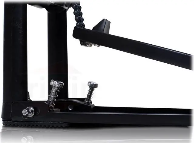 Alt view image 7 of 7 - Remote Hi Hat Stand with Foot Pedal by GRIFFIN | Drummers Cable Auxiliary Cymbal High Hat Percussion Hardware with Drum Key | Heavy Duty Sturdy HiHat Holder | All Metal Construction Mount Complete Kit