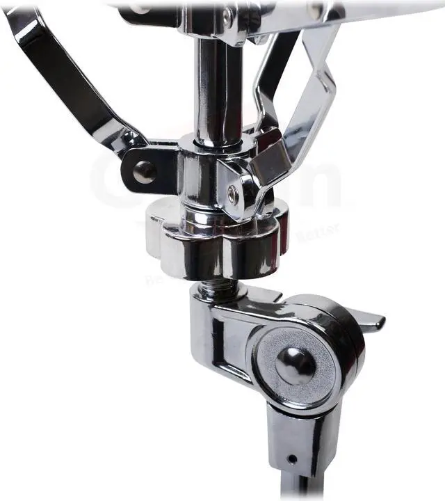 Alt view image 5 of 7 - Snare Drum Stand by GRIFFIN | Deluxe Percussion Hardware Base Kit | Double Braced, Light Weight Mount for Standard Snares, Tom Drums & Practice Pad | Slip-Proof Gear Tilter & Clamp Style Basket Holder