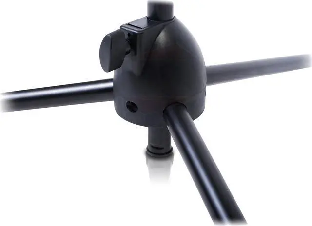 Alt view image 5 of 7 - Microphone Boom Stand with Mic Clip Adapter (Pack of 6) by GRIFFIN | Adjustable Holder Mount For Studio Recording Accessories, Singing Vocal Karaoke, Live Stage | Tripod Folding Legs & Telescoping Arm