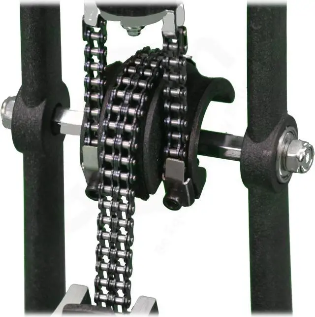 Alt view image 6 of 6 - Premium 2 Leg Hi-Hat Stand by GRIFFIN | Heavy Duty Hihat Cymbal Foot Pedal with Drum Key | Folding Two Leg Style Converts to a No Leg High Hat Mount | Double Braced Chrome Percussion Hardware Mount