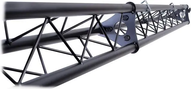 Alt view image 4 of 7 - DJ Triangle Truss Extension Lighting System by GRIFFIN | Mounts on your Speaker Stands | Trussing Stage Kit for Smoke Machines & Dance Laser Lights | C Clamps Mounting Brackets & Platform Hardware Set