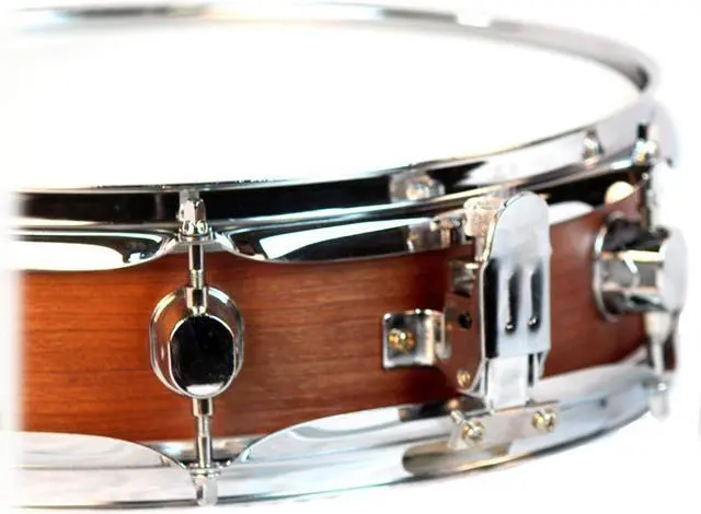 Alt view image 2 of 7 - Piccolo Snare Drum 13" x 3.5" by GRIFFIN | 100% Poplar Wood Shell with Black Hickory Finish & Coated Drum Head | Drummers Acoustic Marching Kit Percussion Instrument with Snare Strainer Throw Off Set