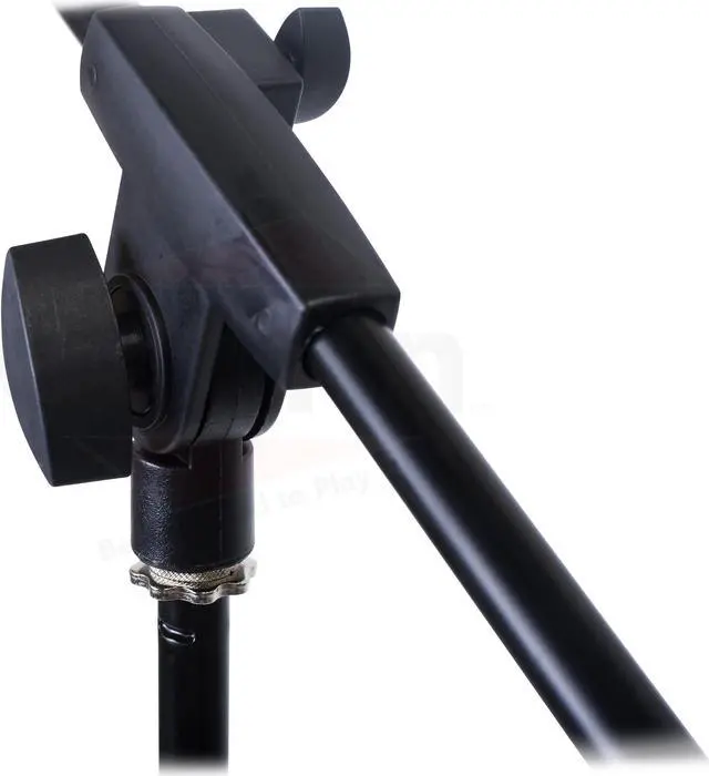 Alt view image 4 of 7 - Microphone Boom Stand with Mic Clip Adapter (Pack of 6) by GRIFFIN | Adjustable Holder Mount For Studio Recording Accessories, Singing Vocal Karaoke, Live Stage | Tripod Folding Legs & Telescoping Arm