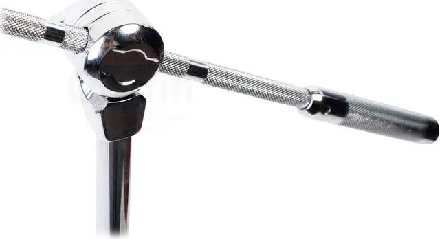 Alt view image 3 of 7 - Cymbal Boom Stand & Straight Cymbal Stand Combo (Pack of 2) by GRIFFIN | Percussion Drum Hardware Set for Mounting & Holding Crash, Ride, Splash Cymbals | Arm Counterweight Adapter Kit & Double Braced
