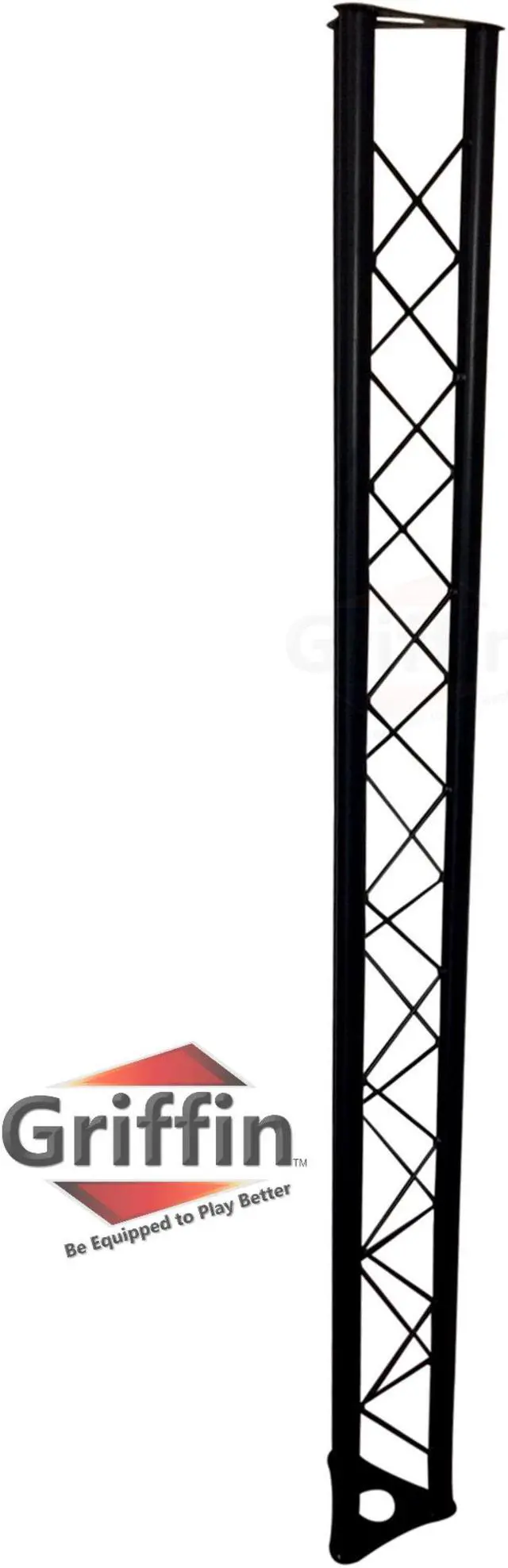 Alt view image 2 of 8 - Triangle Truss Segment Extension by GRIFFIN | 5Ft Extra Trussing Section for DJ Booth Lighting System Stand | Mount Light Cans & Sound Effects for Pro Audio Equipment Gear | Parties, Live Gigs & Stage