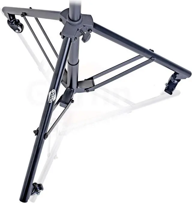 Alt view image 8 of 8 - GRIFFIN Professional Studio Microphone Boom Stand with Casters | Extended Height Recording Mic Holder Tripod on Wheels | Tall Telescoping Arm Mount & Retractable Legs for Vocals, Choir, Overhead Drums