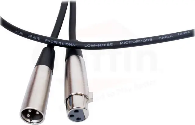 Alt view image 3 of 7 - Microphone Cables by FAT TOAD | (8 Pack) 20ft Professional Pro Audio XLR Mic Cord Patch with Female & Male Connector | 20GA Shielded Wire & Balanced for Recording Studio Mixer | Speaker DJ Stage Gear