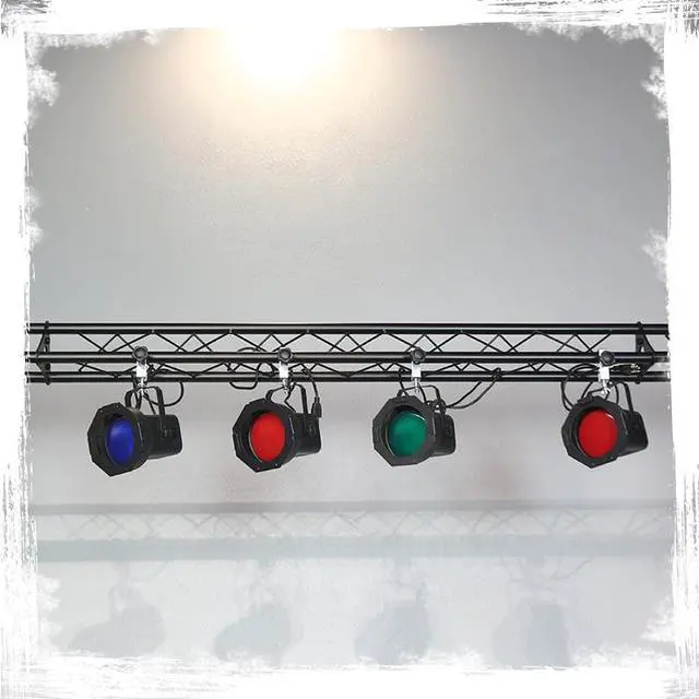 Alt view image 7 of 7 - 3-PACK Stage Mount Triangle Truss Extension by GRIFFIN | 5Ft Trussing Sections for DJ Booth Lighting System Stand | Mount Light Cans & Sound Effects for Pro Audio Equipment Gear | Parties, Live Gigs