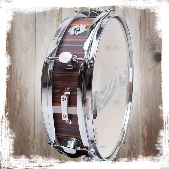 Alt view image 7 of 7 - Piccolo Snare Drum 13" x 3.5" by GRIFFIN | 100% Poplar Wood Shell with Black Hickory Finish & Coated Drum Head | Professional Drummers Deluxe Percussion Instrument with Bright Tone & Brilliant Attack