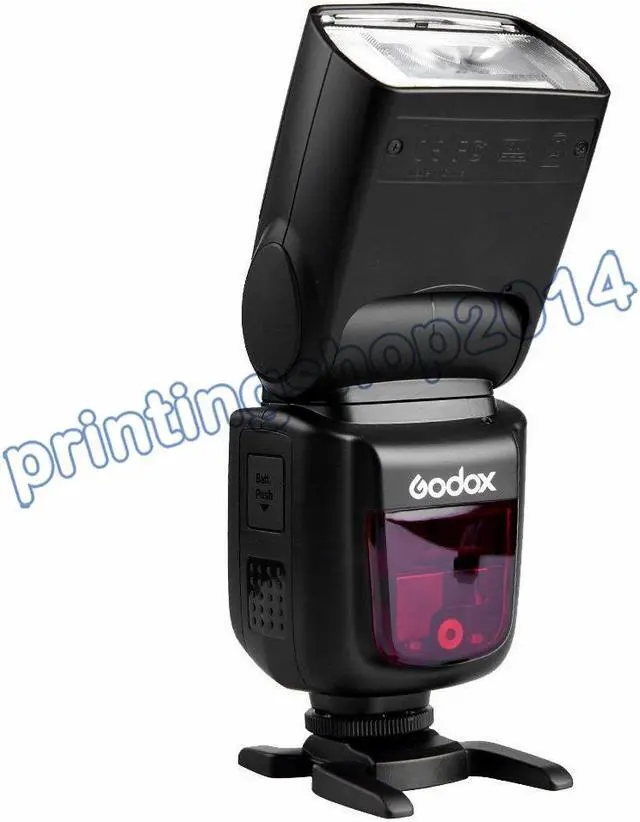Alt view image 2 of 6 - US Stock Godox V860II-C TTL HSS 2.4G Wireless Flash Speedlite for Canon Cameras, with build-in Godox 2.4G wireless X system, GN60 high guide number, and 20-200 zoom flash coverage.