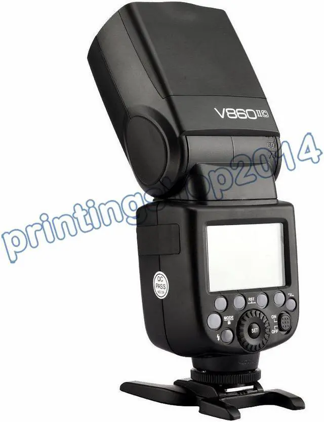 Alt view image 3 of 6 - US Stock Godox V860II-C TTL HSS 2.4G Wireless Flash Speedlite for Canon Cameras, with build-in Godox 2.4G wireless X system, GN60 high guide number, and 20-200 zoom flash coverage.