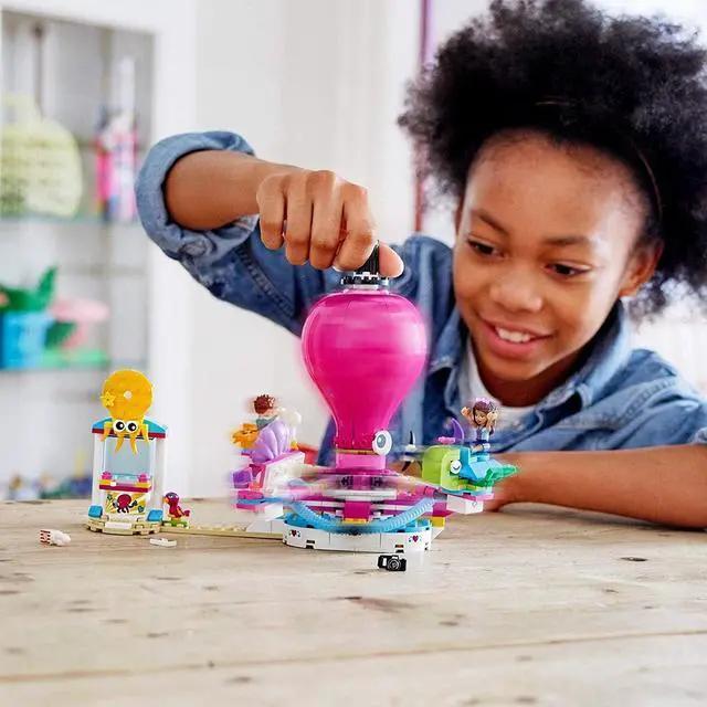 Alt view image 5 of 7 - LEGO The Octopus Carousel Friends Building Games, 41373, Multicolored