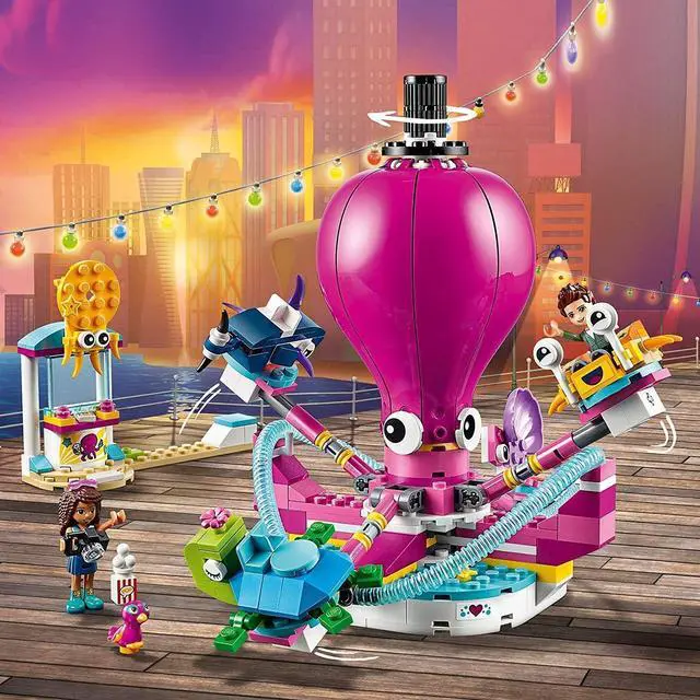 Alt view image 3 of 7 - LEGO The Octopus Carousel Friends Building Games, 41373, Multicolored