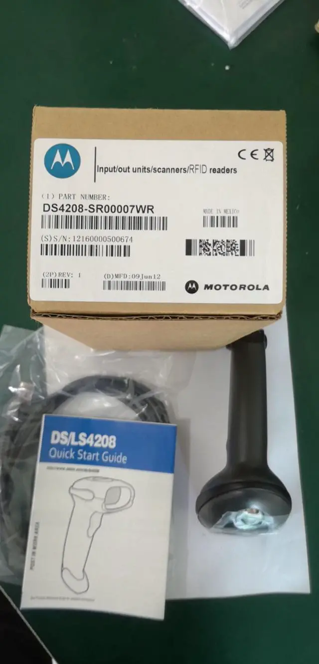 Alt view image 2 of 5 - Symbol DS4208 Series barcode scanner DS4208-SR Handheld 2D Omnidirectional Barcode Scanner/Imager with USB Cable DS4208-SR00007WR