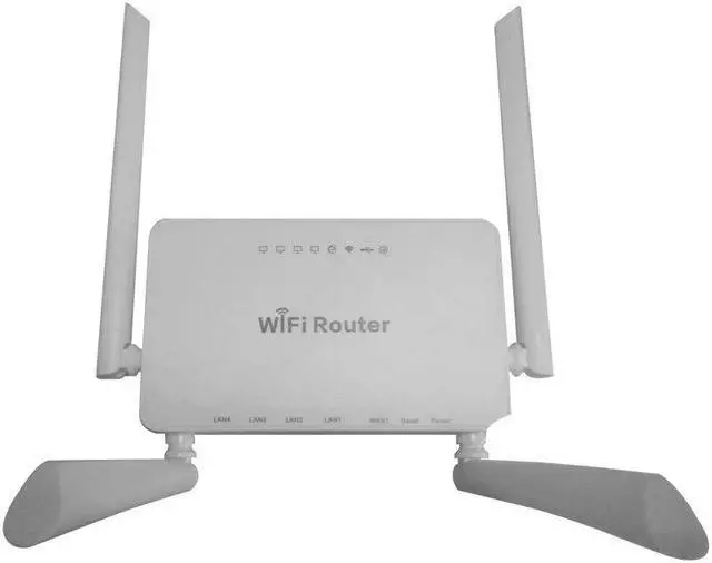 Alt view image 2 of 5 - WiFi Router 300Mbps WiFi Router with 1 Wan 4 Lan  Access Point,Internet Wifi Router for Usb Modem-EU Plug